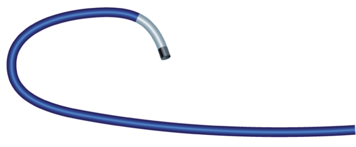 Angiographic catheter